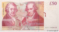 50 Pounds INGLATERRA  2010 P.393a SC+