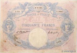50 Francs BLEU ET ROSE FRANCE  1923 F.14.36