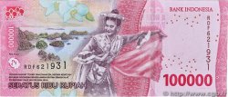 100000 Rupiah INDONÉSIE  2022 P.168 NEUF