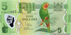5 Dollars FIDJI  2013 P.115a