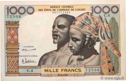 1000 Francs ÉTATS DE L&nbsp;AFRIQUE DE L&nbsp;OUEST  1959 P.004