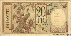 20 Francs Spécimen DJIBOUTI  1936 P.07as SUP