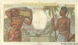 1000 Francs DJIBOUTI  1938 P.10 TTB