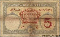 5 Francs DJIBOUTI  1943 P.11 TB+ à TTB