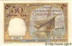 50 Francs DJIBOUTI  1952 P.25 UNC