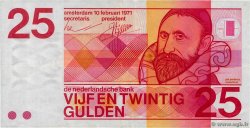 25 Gulden NETHERLANDS  1971 P.092b VF