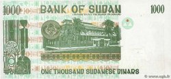 1000 Dinars SUDAN  1996 P.59a fST+