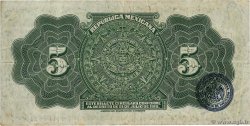 5 Pesos MEXICO  1915 PS.0685a F
