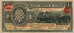 1 Peso MEXICO Puebla 1914 PS.0388a S