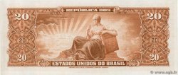 20 Cruzeiros BRAZIL  1955 P.160a UNC
