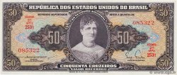 50 Cruzeiros BRAZIL  1961 P.161b