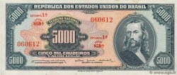 5000 Cruzeiros BRASILIEN  1964 P.174b