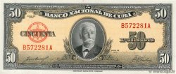 50 Pesos KUBA  1958 P.081b