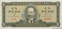 1 Peso KUBA  1961 P.094a