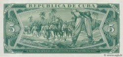5 Pesos CUBA  1961 P.095a UNC