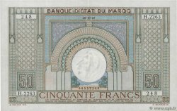 50 Francs MARUECOS  1947 P.21