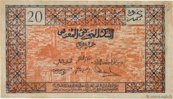 20 Francs MARUECOS  1943 P.39 BC+