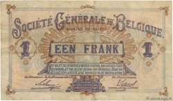 1 Franc BÉLGICA  1917 P.086b BC