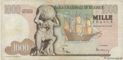 1000 Francs BELGIQUE  1973 P.136b TB