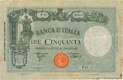 50 Lire ITALIA  1943 P.065 MBC