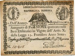 9 Paoli ITALIA  1798 PS.539 BB