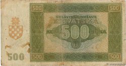 500 Kuna CROAZIA  1941 P.03 MB