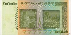 20 Billions Dollars ZIMBABWE  2008 P.86 UNC-