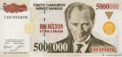 5000000 Lira TURCHIA  1997 P.210b