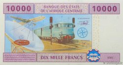 10000 Francs ZENTRALAFRIKANISCHE LÄNDER  2002 P.410A fST+