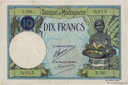 10 Francs MADAGASCAR  1926 P.036 VF+