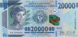 20000 Francs  GUINEA  2015 P.50 ST