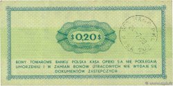 20 Cent POLAND  1969 P.FX25 F