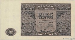 5 Zlotych POLONIA  1946 P.125