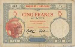 5 Francs YIBUTI  1936 P.06b MBC