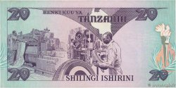20 Shilingi TANZANIA  1986 P.12 AU