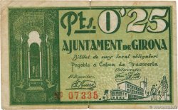 0,25 Pesseta ESPAGNE Girona 1937 C.265a