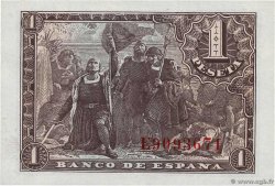 1 Peseta SPAIN  1943 P.126a UNC