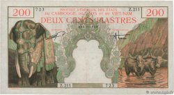 200 Piastres - 200 Dong FRENCH INDOCHINA  1953 P.109