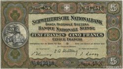 5 Francs SWITZERLAND  1949 P.11n