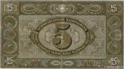 5 Francs SWITZERLAND  1949 P.11n VF
