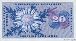 20 Francs SWITZERLAND  1970 P.46r VF+