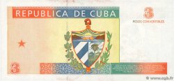 3 Pesos Convertibles CUBA  1994 P.FX38 UNC