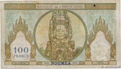 100 Francs NOUVELLE CALÉDONIE  1953 P.42c MB