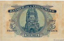 5 Francs NEW CALEDONIA  1944 P.48 XF-