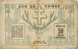 50 Centimes NOUVELLE CALÉDONIE  1943 P.54 F