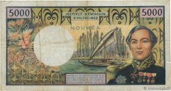 5000 Francs NOUVELLE CALÉDONIE  1982 P.65c MB