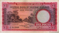 1 Pound NIGERIA  1958 P.04a