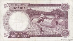 5 Shillings NIGERIA  1967 P.06 BB