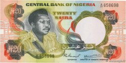 20 Naira NIGERIA  1977 P.18c fST