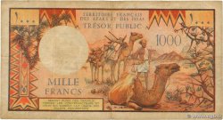 1000 Francs FRENCH AFARS AND ISSAS  1975 P.34 BC